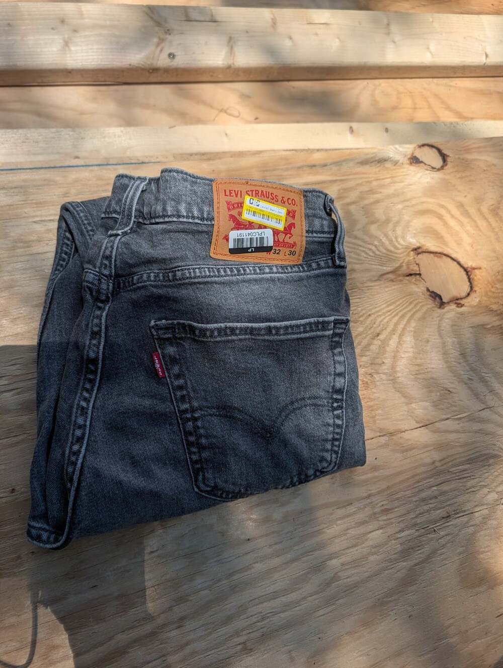 Levi's Men's Slim Jeans Size 32x30 Gray